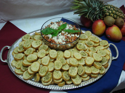 cracker tray cater catering Parnita's