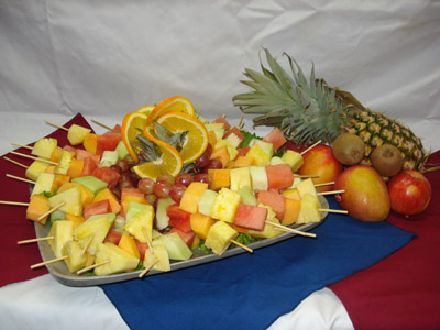 fruit tray cater catering Parnita's